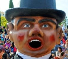 El forano cabezudo de zaragoza