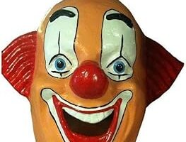 Cabeza de cabezudo payaso