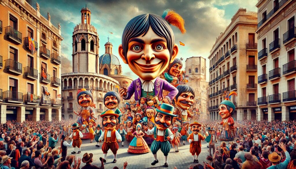Historia de los cabezudo en las fiestas de valencia
