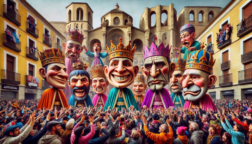 Personajes de cabezudos en españa